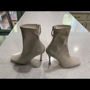 Missguided square toed ankle booties